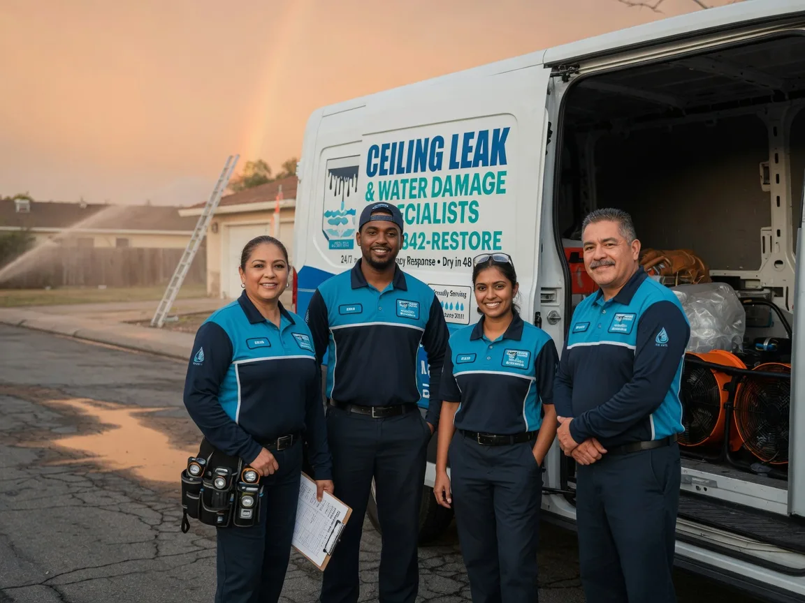 Ceiling Leak Cleanup company in De Land, IL