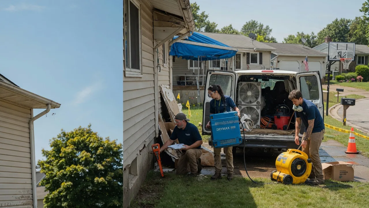 Ceiling Leak Cleanup in De Land, IL near me