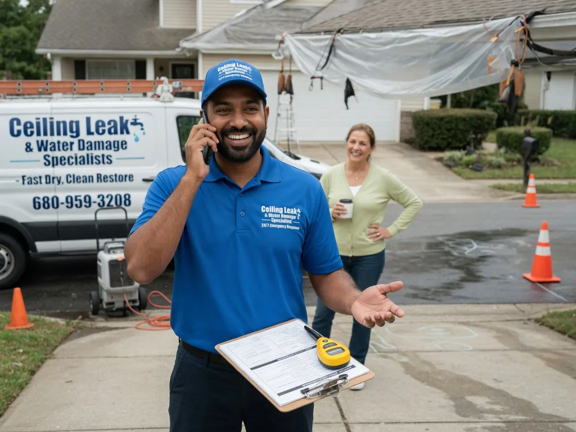 Ceiling Leak Cleanup De Land, IL FAQs